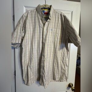 Vintage Wrangler George Strait Cowboy Cut Plaid Shirt Men’s XXLT 2XLT Tall